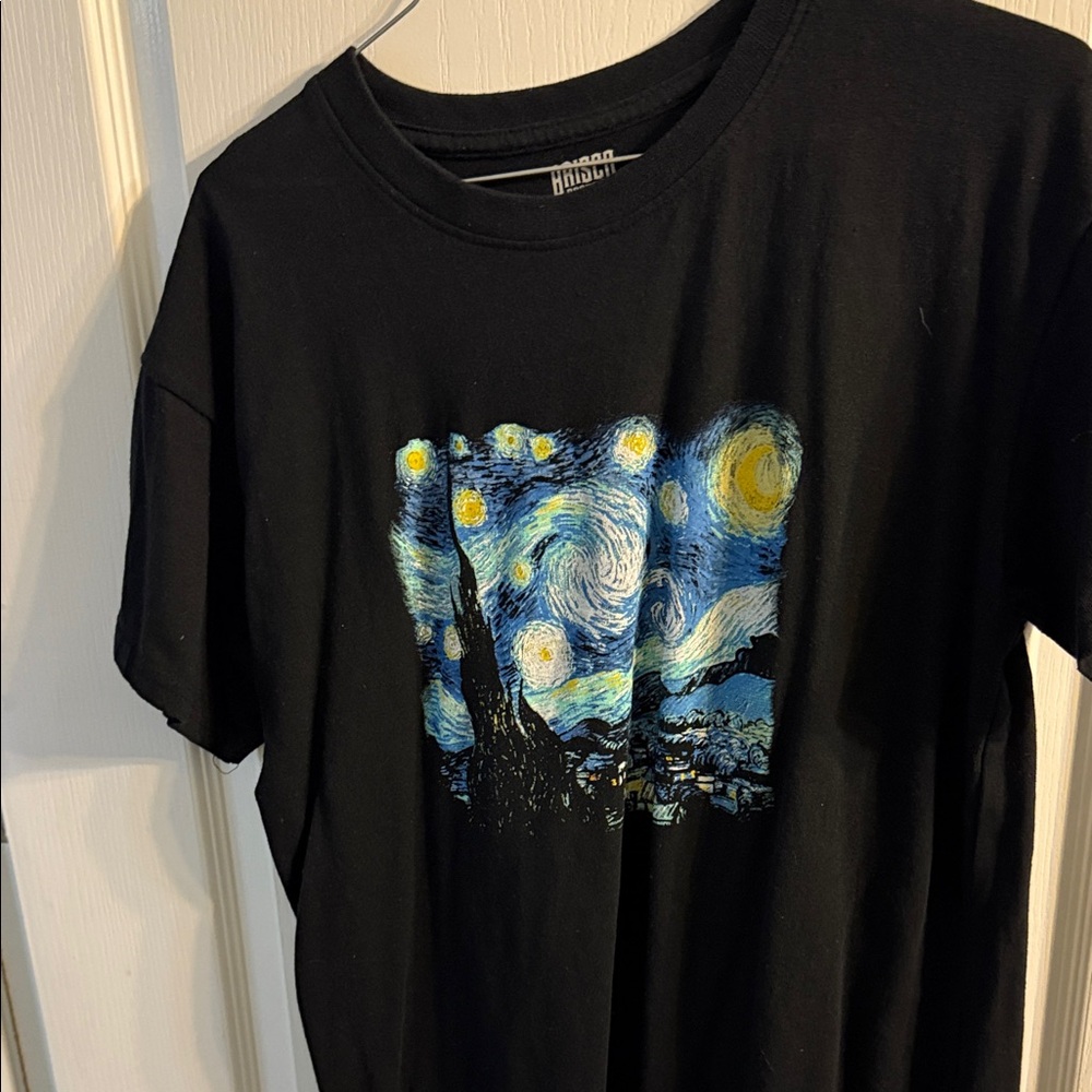 Black Graphic Short Sleeve Tee